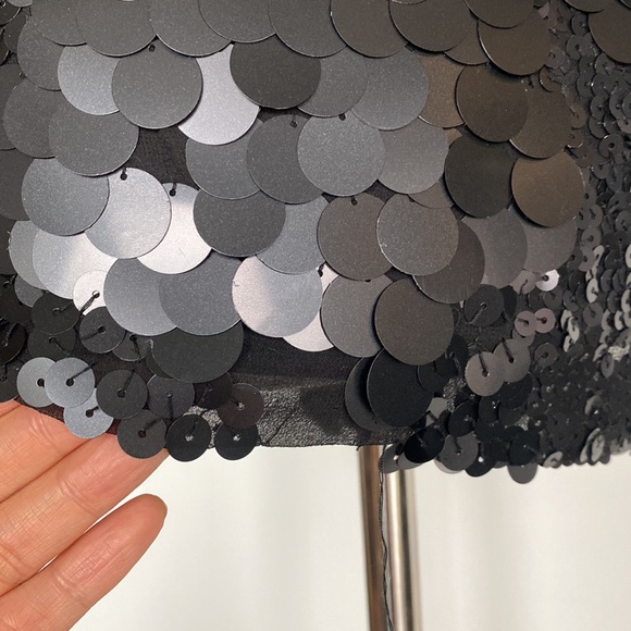 New Robert Rodriguez Sheer Sequins top and Paillettes in Silk - Picture 11 of 15